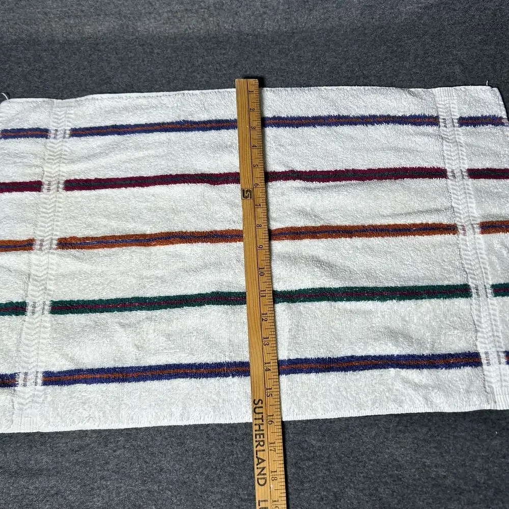 vintage hand towel striped cannon royal family 100% cotton